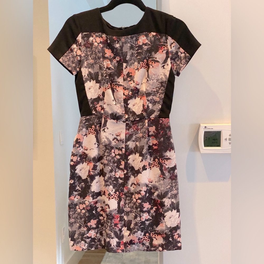 CLUB MONACO FLORAL MINI DRESS